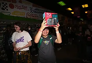 Ночь на крупнейшем мероприятии презентации Switch 2 в Нью-Йорке