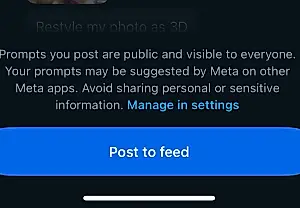 Meta напоминает: «Не делитесь личной информацией!»
