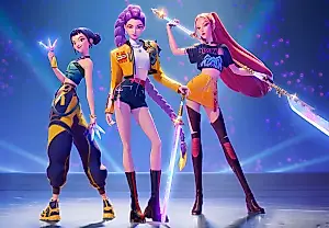 KPop Demon Hunters удерживают первое место в британских чартах уже шестую неделю