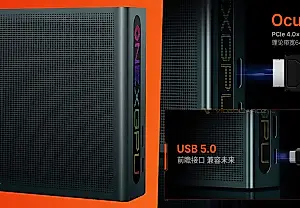 Внешний видеоускоритель OneXGPU Lite с Thunderbolt 5: AMD Radeon RX7600M XT в дамской сумочке