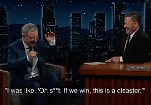John Oliver издевается над победой Colbert на Эмми