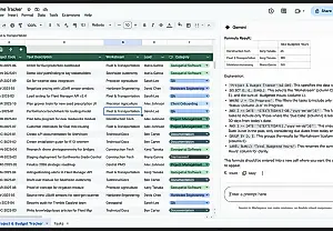 Gemini в Google Sheets теперь объясняет и чинит формулы