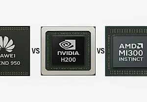 Huawei Ascend 950 против Nvidia H200 и AMD MI300 Instinct — битва ИИ-гигантов