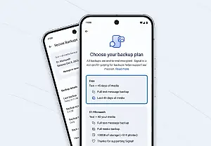 Первая платная функция Signal: защищённые резервные копии