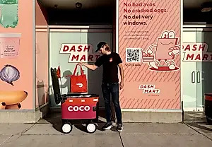 Роботизированная доставка DoorDash добирается до Майами