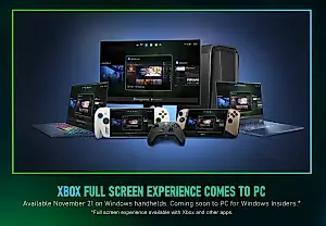 Xbox запускает новый полноэкранный режим на Windows-устройствах