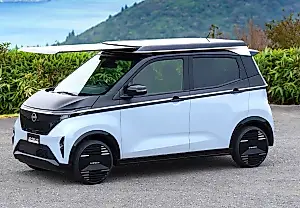 Nissan представила солнечную крышу для электромобиля Sakura