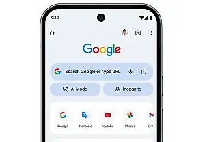 Google добавляет ярлык AI Mode в Chrome на мобильных устройствах