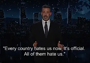 Jimmy Kimmel deja en ridículo a Trump al hacer balance del año