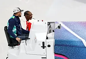 Snoop Dogg sobre el hielo
