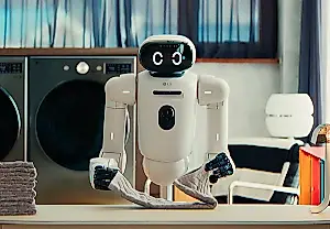 LG presenta el robot CLOiD, que promete doblar la ropa y preparar el desayuno