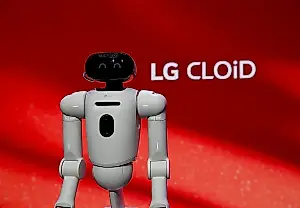 El robot LG CLOiD en CES 2026: despacio, pero pendiente de la colada