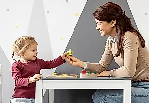 Los niños pequeños y la alegría de compartir