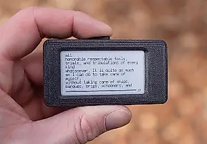 Un lector diminuto por cuatro duros