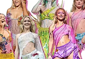 La moda de Zara Larsson en la gira Midnight Sun