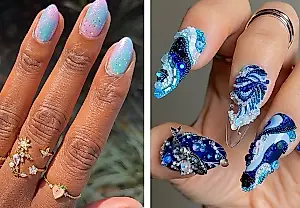La tendencia de manicura inspirada en el mar