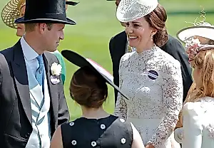 William y Kate marcan distancias