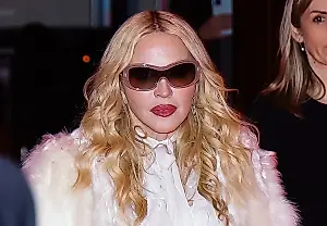 Madonna en el rodaje de The Studio