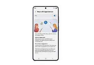 Samsung добавляет AirDrop в Galaxy S26