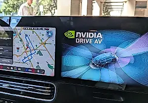 Поездка в автономный Mercedes с Nvidia