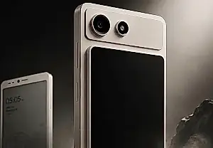 Hisense presenta un nuevo teléfono de tinta electrónica con un diseño poco habitual