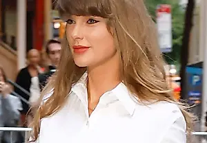 El look nupcial blanco de Taylor Swift conquista a los amantes de la moda