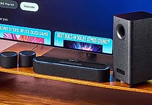 Una barra de sonido Dolby Atmos baratísima sorprende con sus graves, pero decepciona por su amplitud sonora
