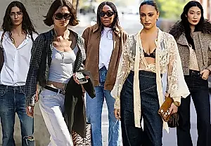 Las francesas llevan los vaqueros a su manera