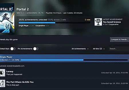 Steam перестал портить идеальные прохождения