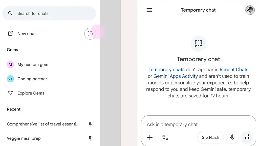 Google обновляет память Gemini: теперь с инкогнито-чатом и продвинутым запоминанием разговоров