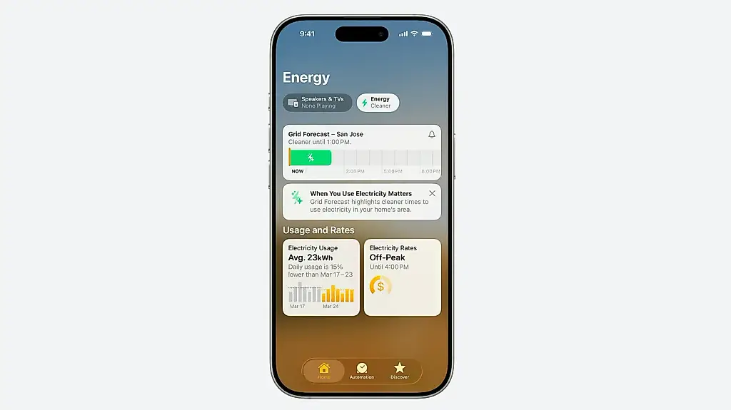 Apple Home крутит гайки управления энергией