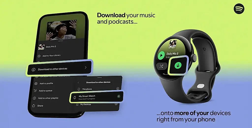 Spotify теперь позволяет удаленно загружать плейлисты на любые устройства