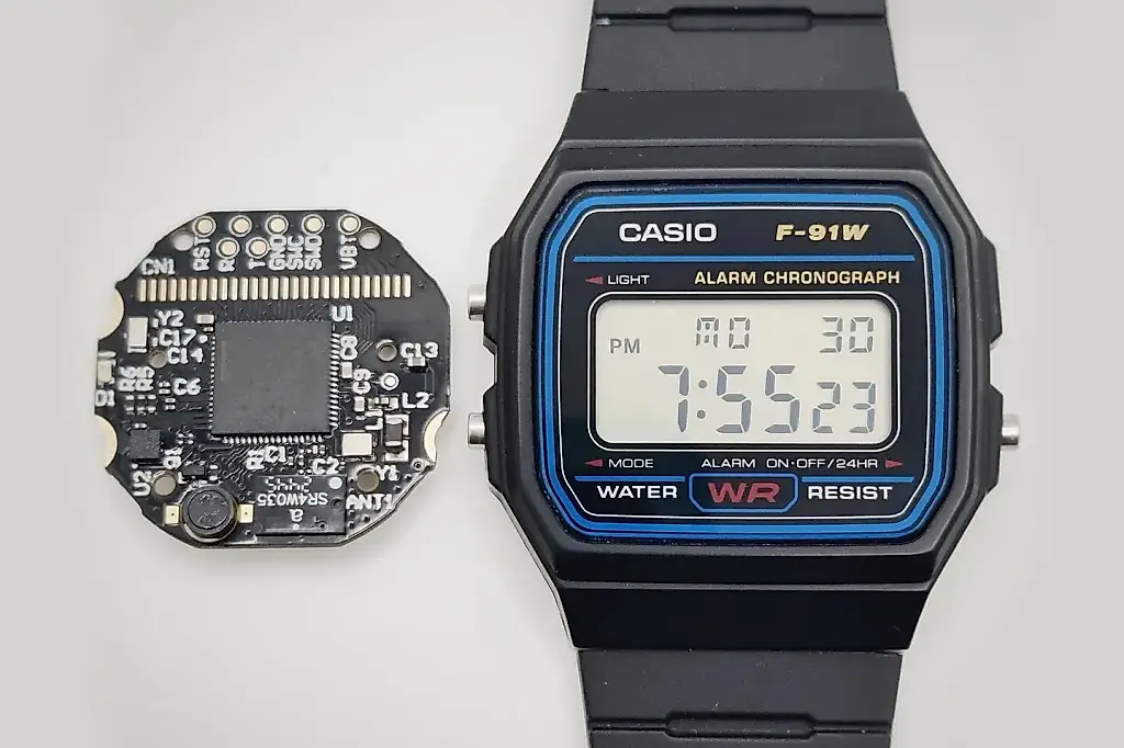 Ретро Casio F-91W получил неожиданное "умное" обновление
