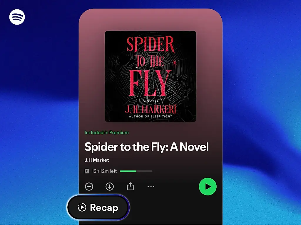 Spotify добавил Recaps для аудиокниг с помощью ИИ