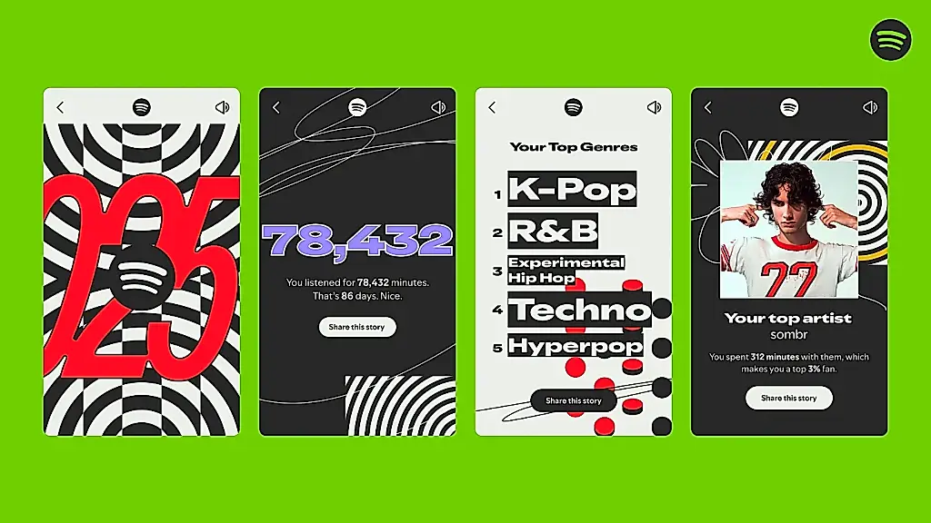 Spotify Wrapped 2025: музыка как соревнование, новые фишки и вечная борьба за странности