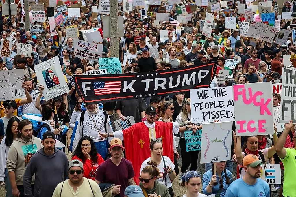 7 миллионов против "Короля Трампа": протесты на марше