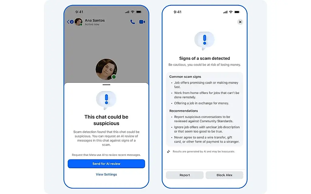 Meta вводит предупреждения от мошенников в WhatsApp и Messenger