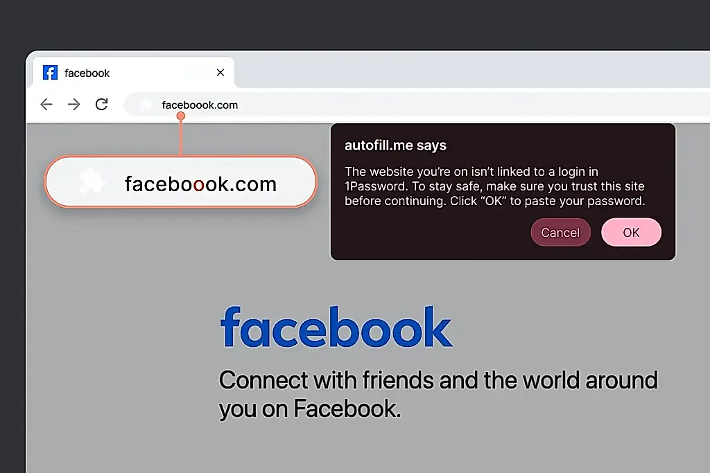 1Password presenta una función contra el phishing
