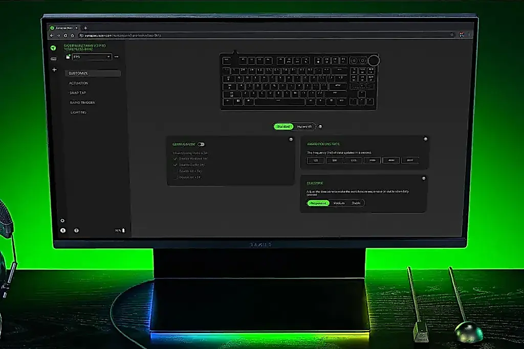 Razer lanza un configurador web para sus teclados