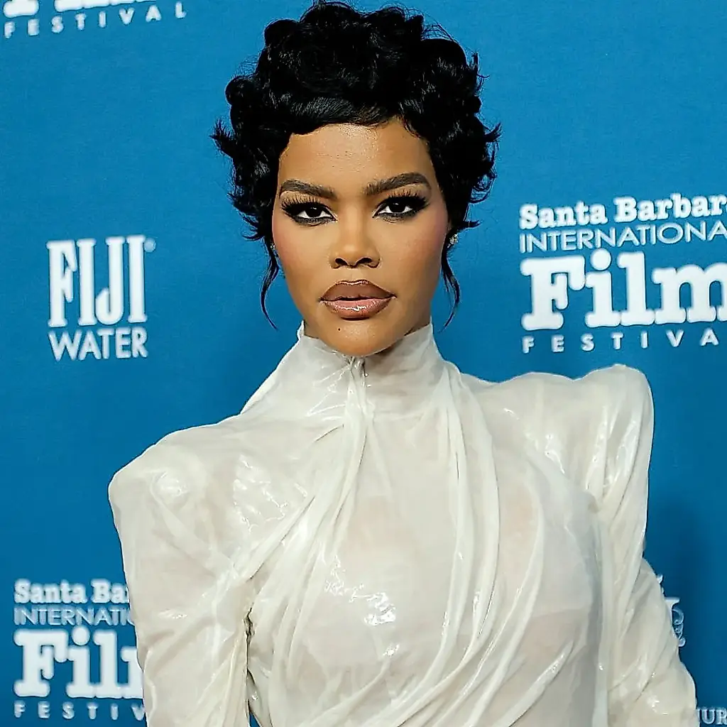 Teyana Taylor y el vestido que se derrite de Ashi Studio