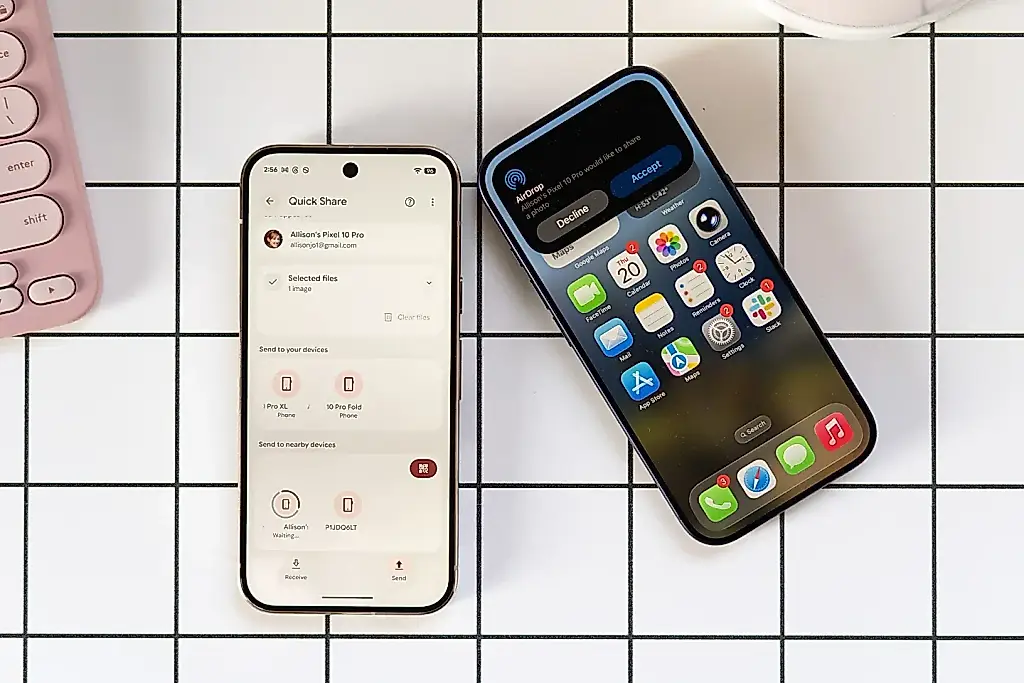 El Pixel 9 ya es compatible con AirDrop