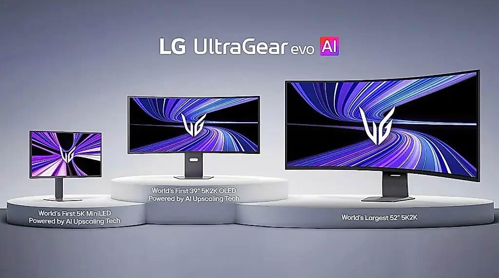 LG представила мониторы UltraGear evo с ИИ-апскейлингом