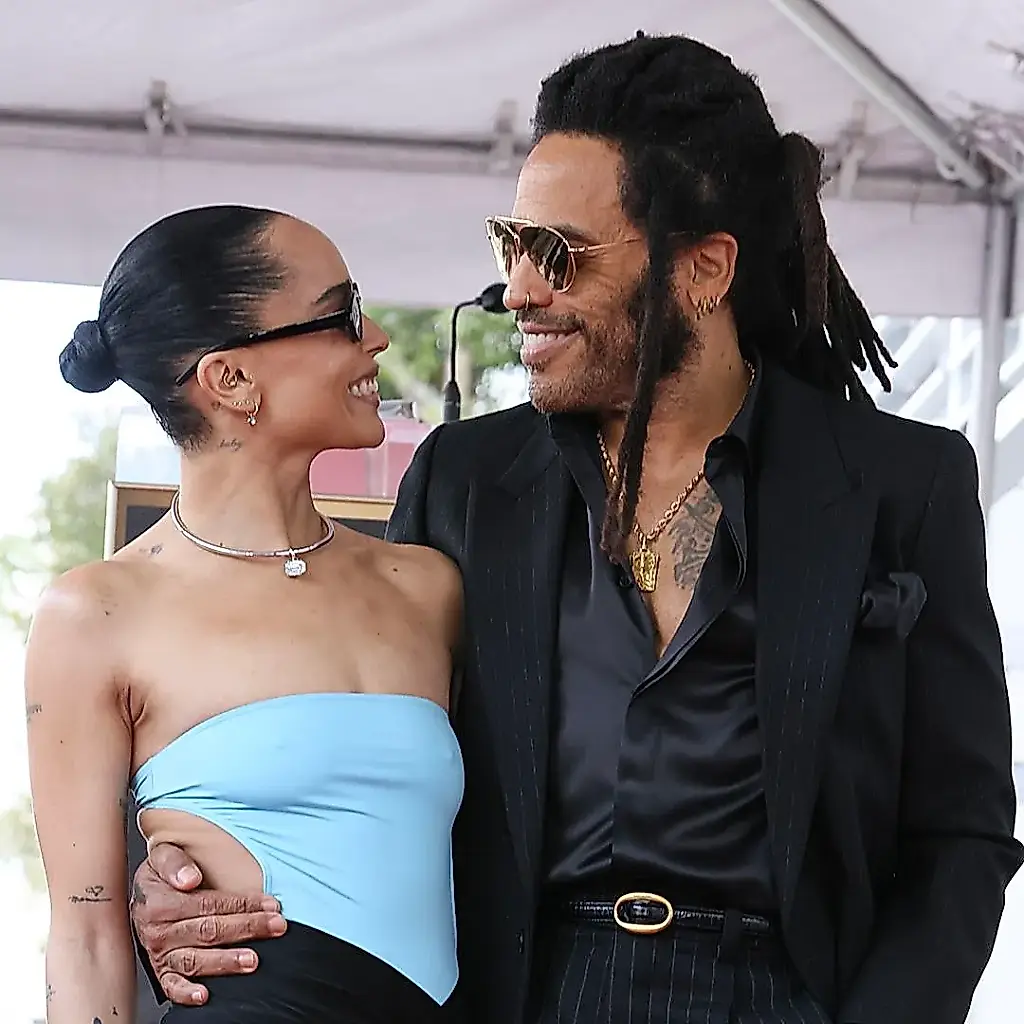 El romance del verano: Lenny Kravitz bendice la pareja de Zoë y Harry