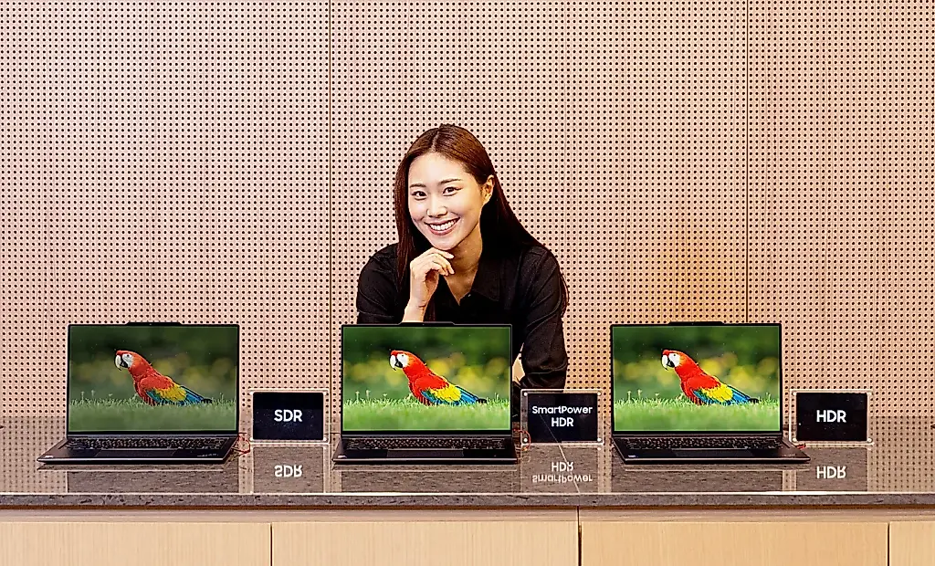 Samsung e Intel lanzan SmartPower HDR para ahorrar energía en las pantallas OLED de los portátiles