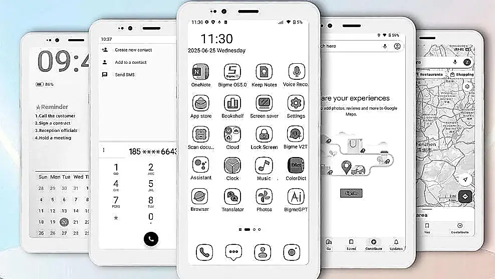 El primer teléfono con E Ink y OLED
