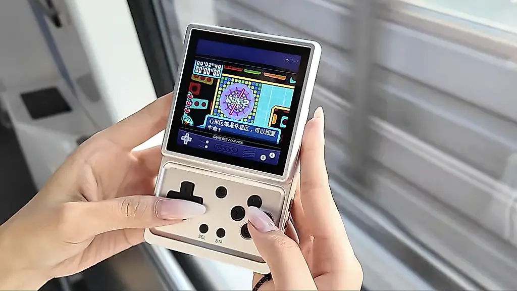 La consola retro giratoria de Anbernic