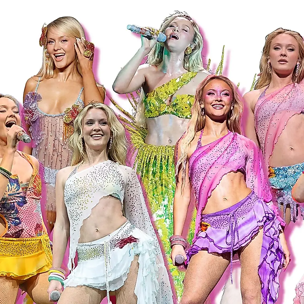 La moda de Zara Larsson en la gira Midnight Sun