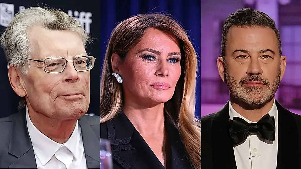 King sale en defensa de Kimmel: Melania Trump contra el humor