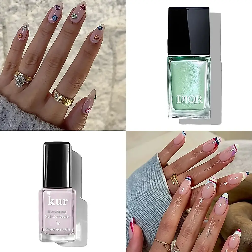 Tendencia de uñas de mayo: brillo, transparencia y microcristales