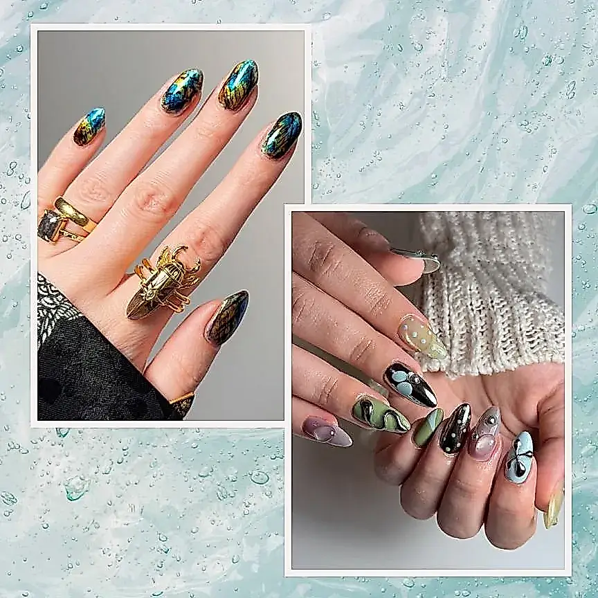 Uñas efecto sandía y cromo plateado: la tendencia de este verano